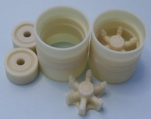 KFS 1/24 卡車用 驅動輪組 6肋式 輻射形 31